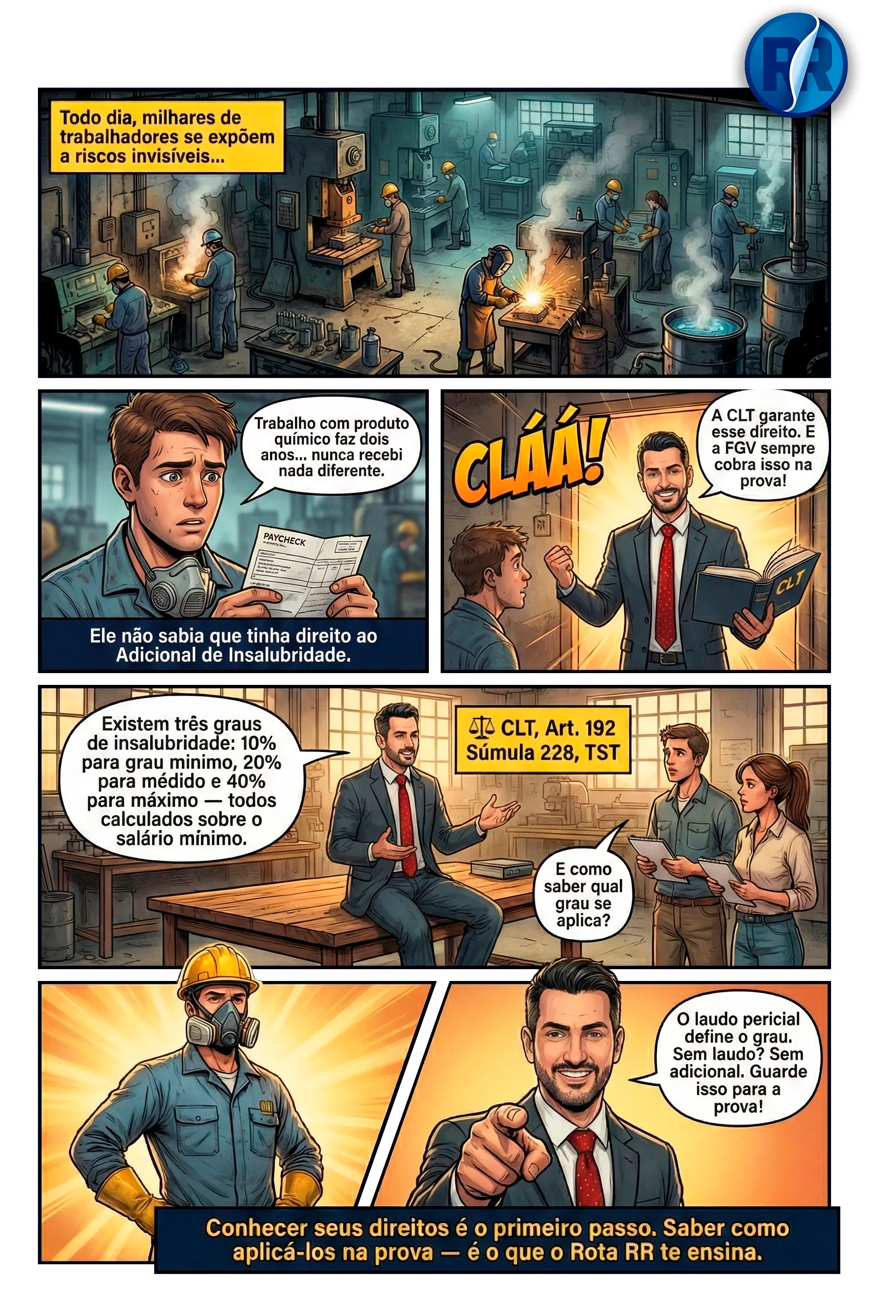Gibi de Audiências e Jornada do Trabalho - Método RR