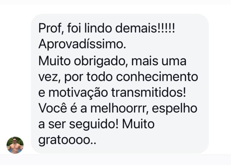 Depoimento de aluno aprovado na OAB