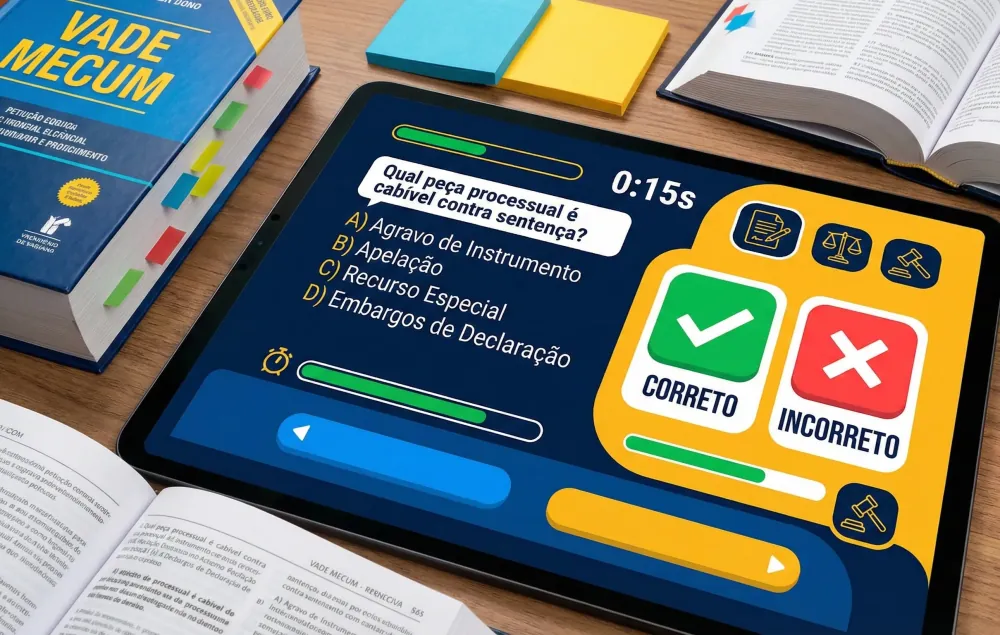 Quiz de Peças e Questões da OAB