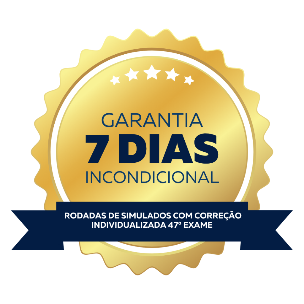 Selo Oficial de Garantia 7 Dias Incondicional